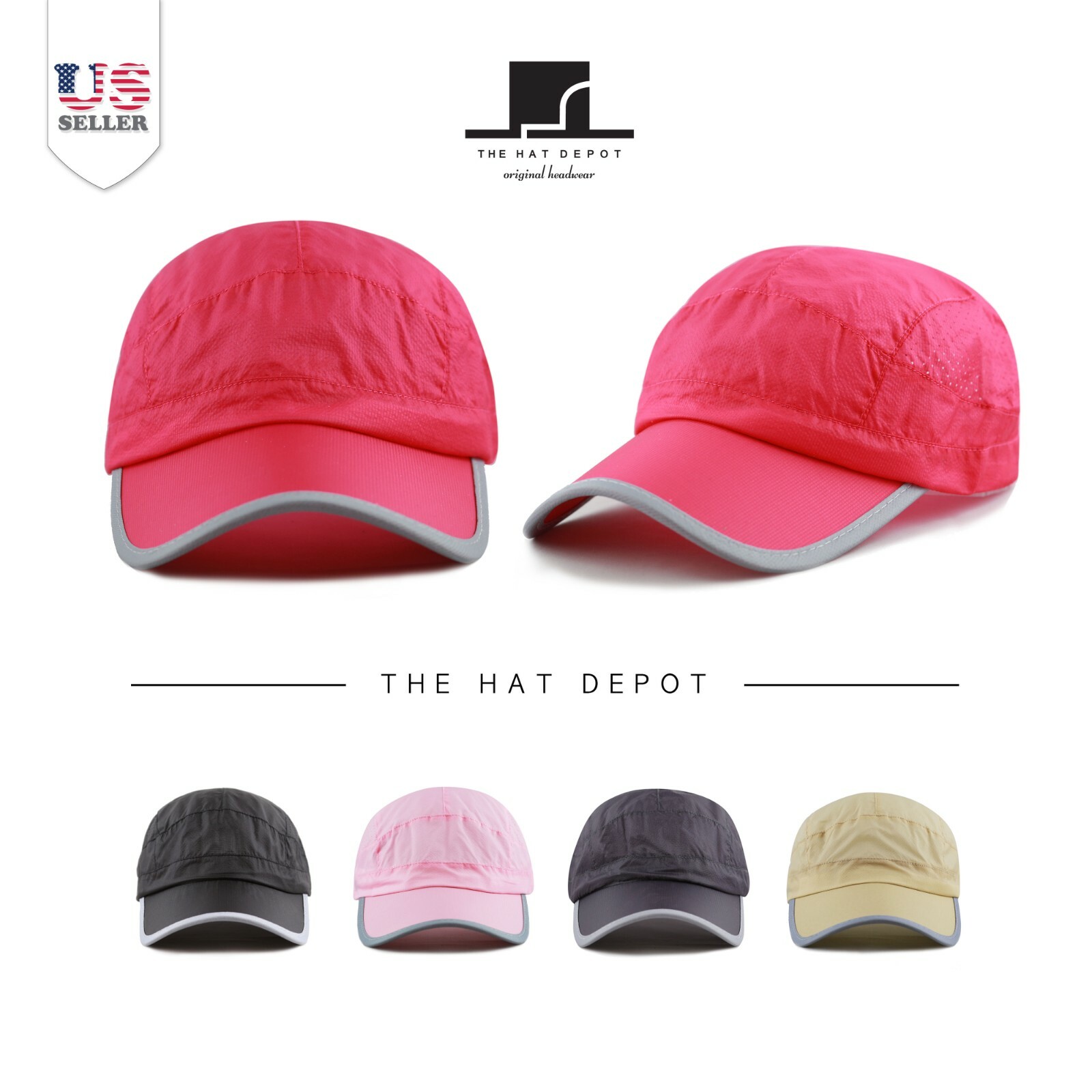 Unisex Summer Light Weight Nylon Side Cool Mesh Outdoor Cap