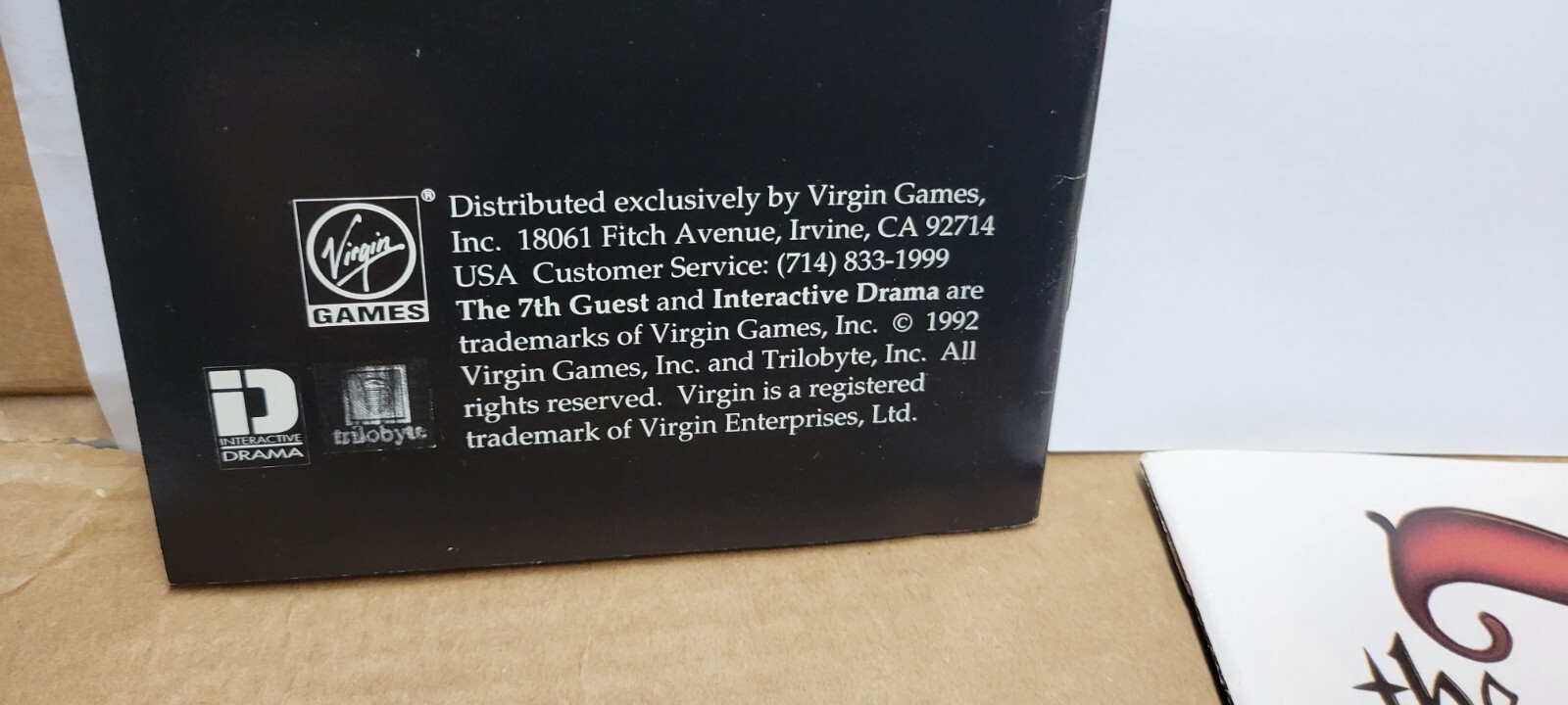 7th Guest CD ROM Game Factory Sealed Virgin Games 1992