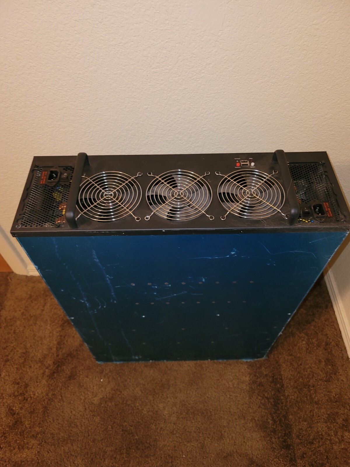 12 gpu mining sever case