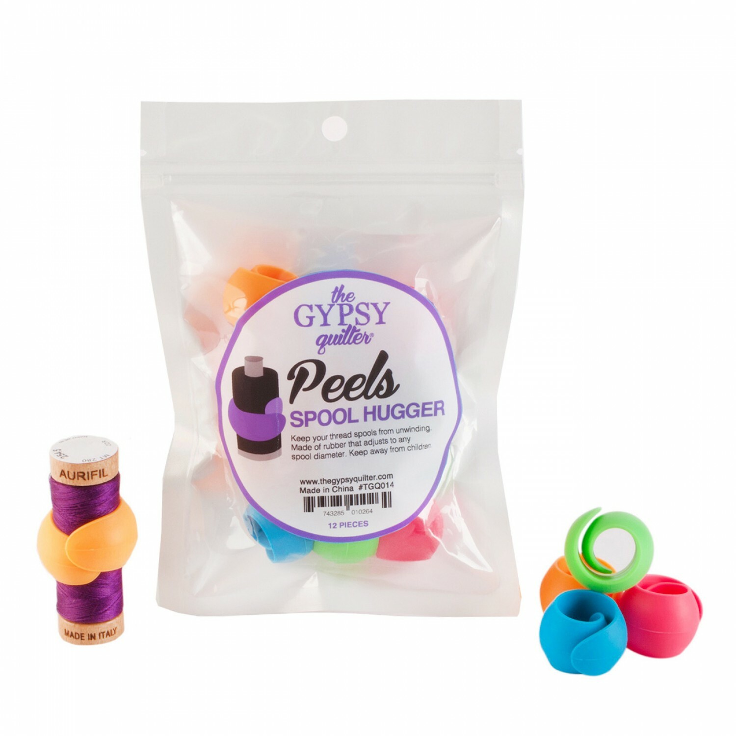 The Gypsy Quilter Peels Spool Hugger TGQ014 12 Pieces