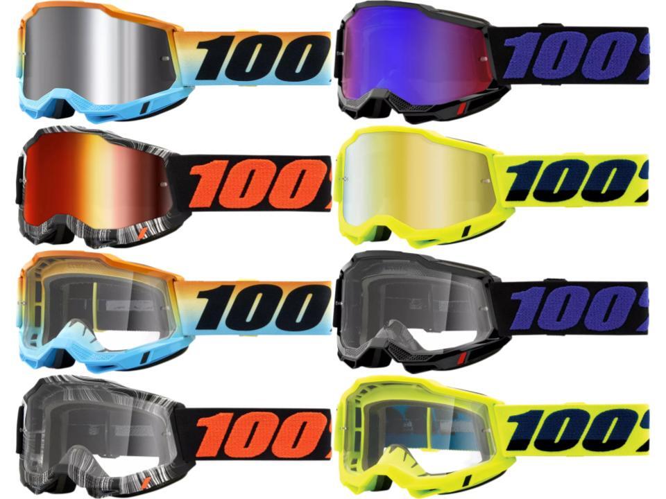 100% Accuri 2 Goggles Closeout Colors Youth niños Motocross Dirt Bike MX/ATV/UTV