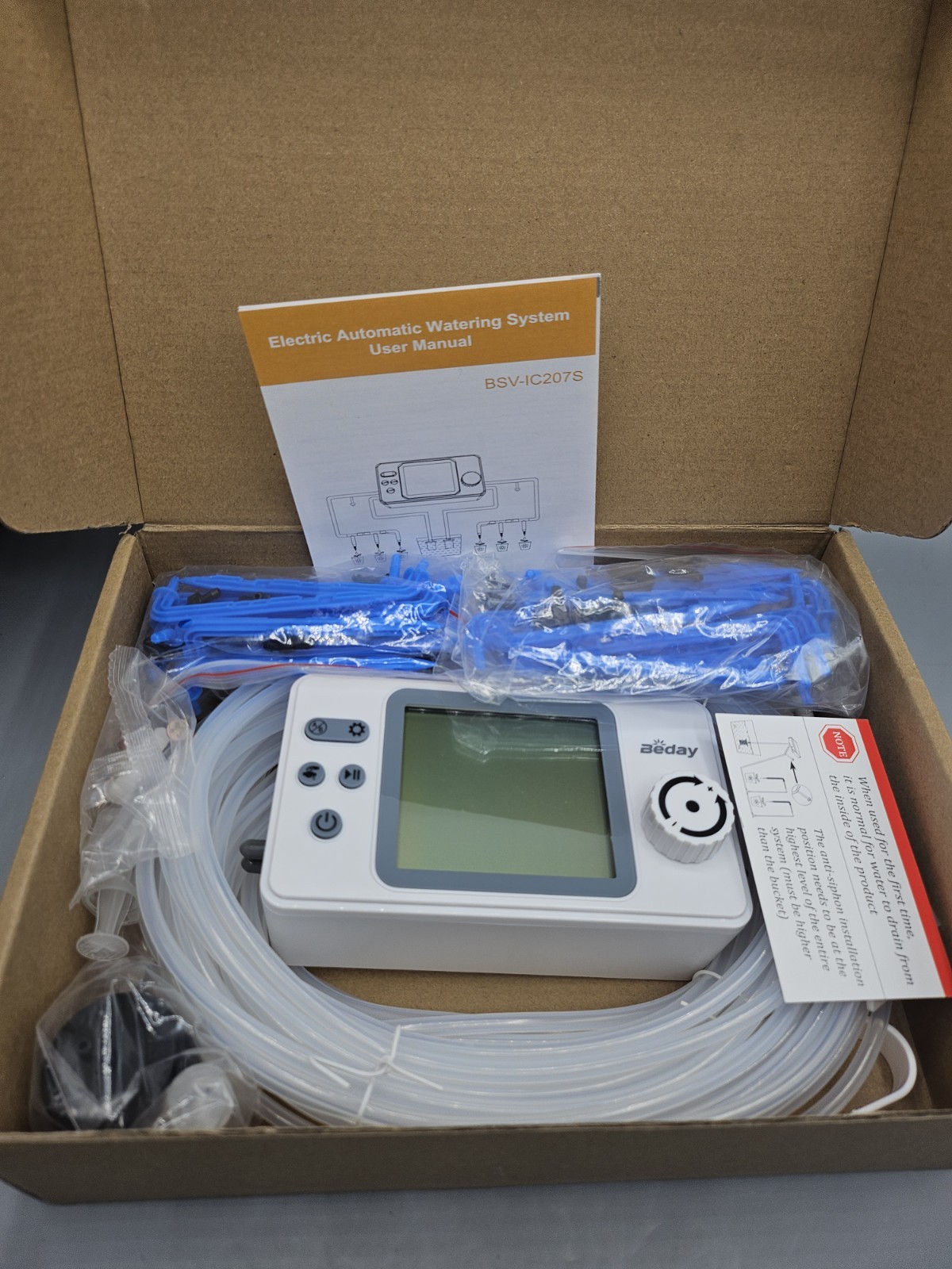 Beday Automatic Drip Irrigation System – Indoor Plant Watering Timer – Open Box
