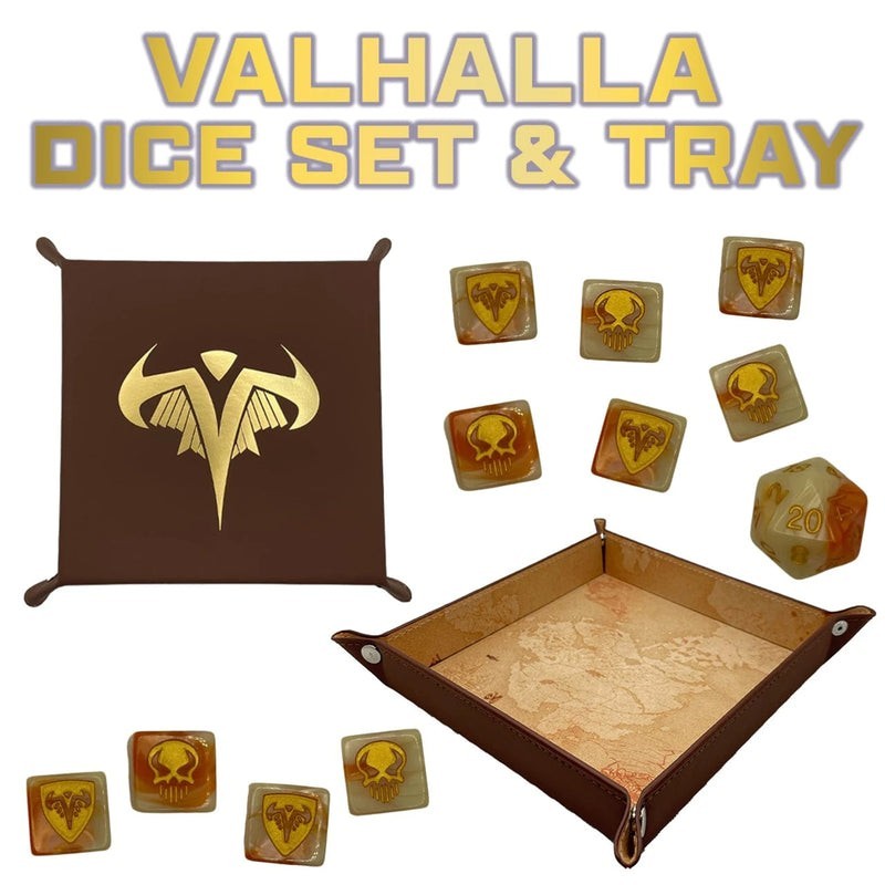 Heroscape: Valhalla Dice & Tray Set Brand New Sealed Free Shipping USA