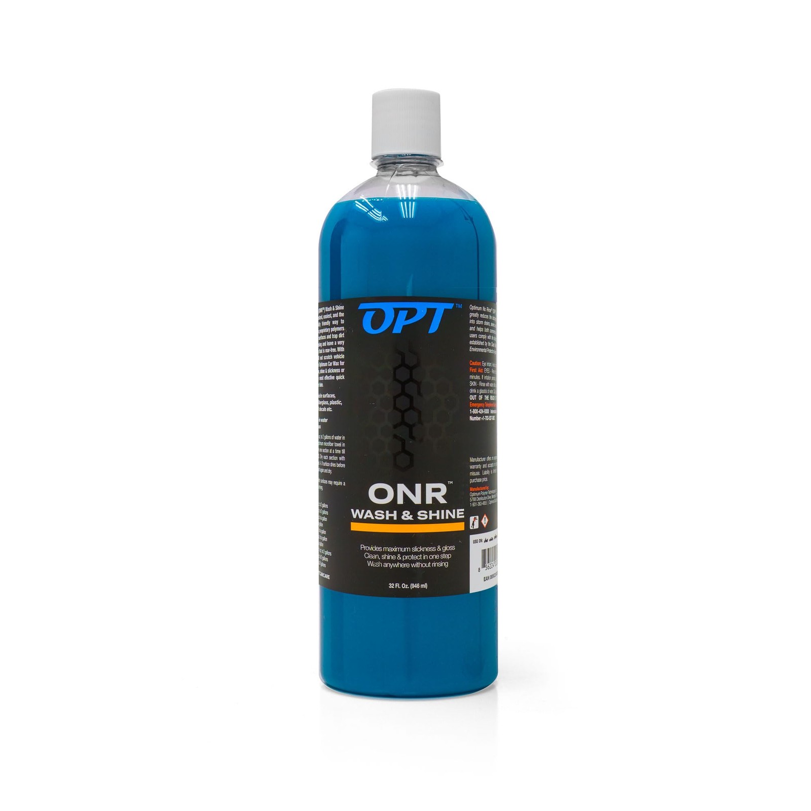 Optimum No Rinse Wash and Shine Version 5 - 32 Fl Oz (Pack of 1), Light Blue