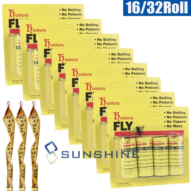 16/32uds. Trampas Adhesivas Para Moscas De La Fruta, Trampa Para Matar Mosquitos