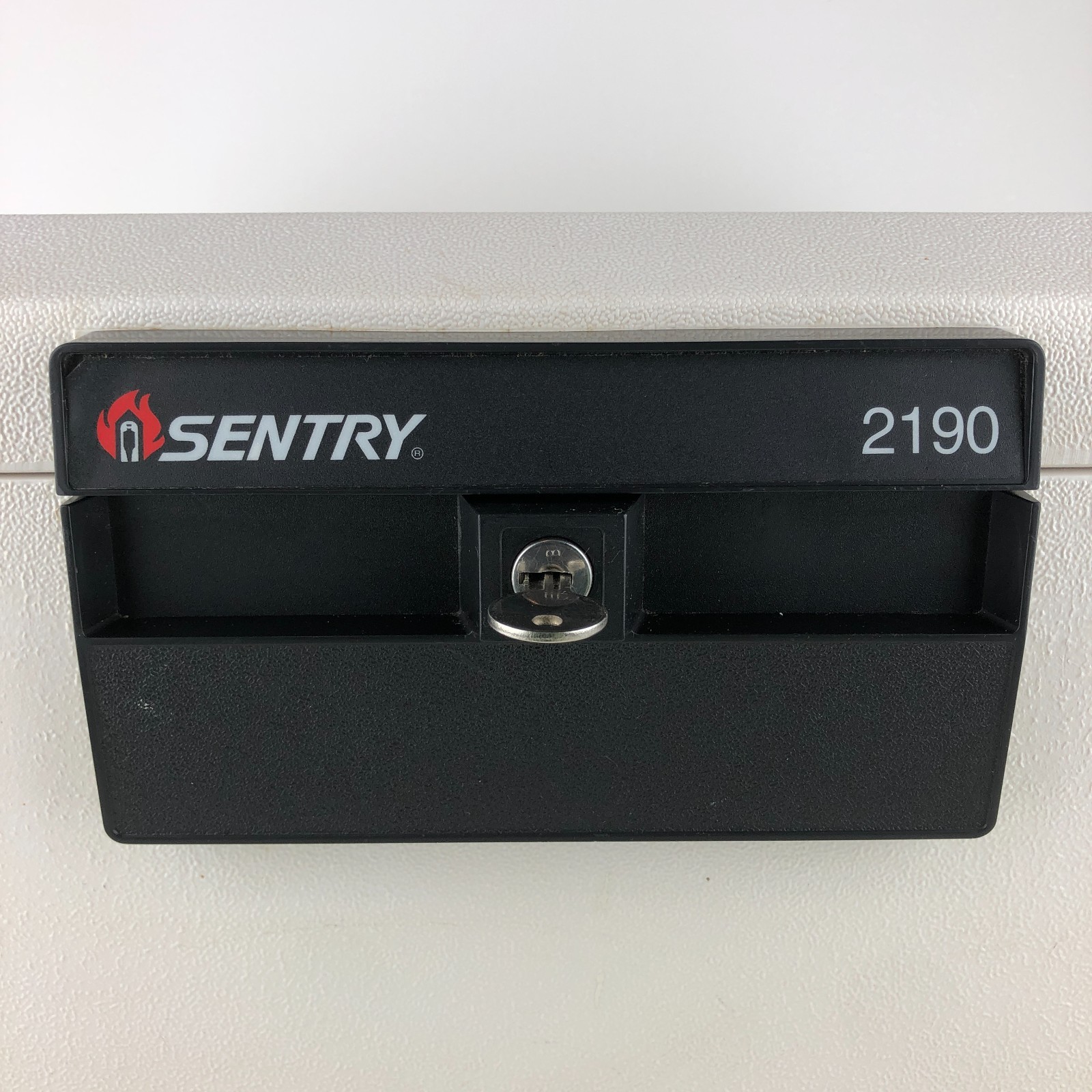 Sentry 2190 Safe Keyed FireProof Security Privacy Lock Box with Key File Folder