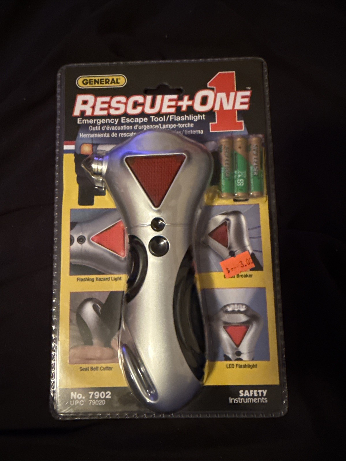 General Tools Rescue One Emergency Rescue Tool Glass Breaker Brand New