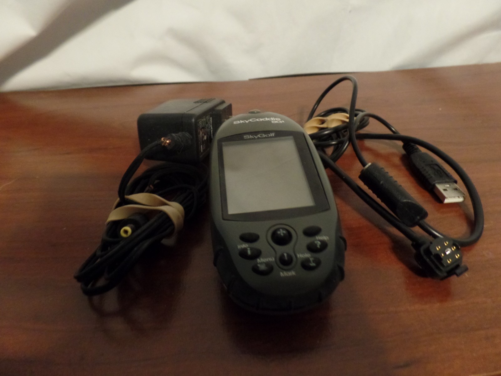Sky Caddie SG4 - USED, Frayed power cable See pictures / May need to be reset