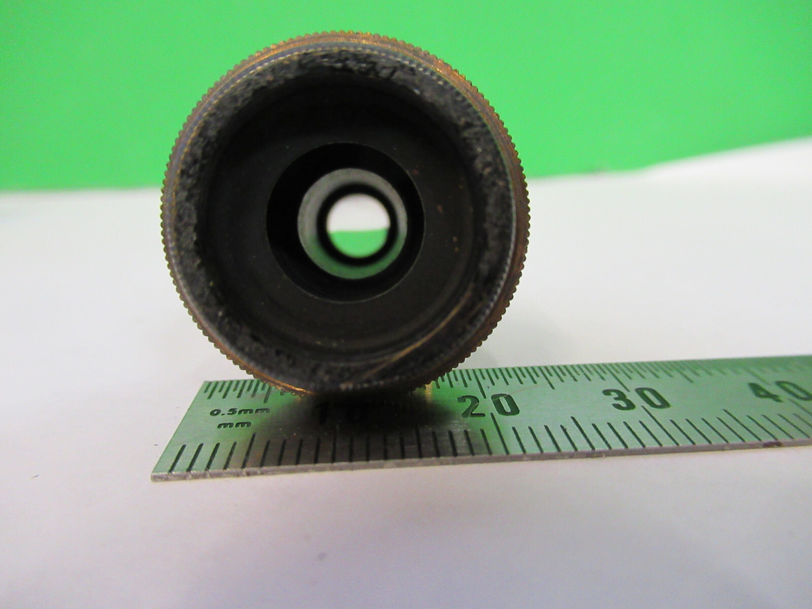 WATSON LONDON ANTIQUE BRASS OBJECTIVE MICROSCOPE PART OPTICS AS PICTURED X6-A-85