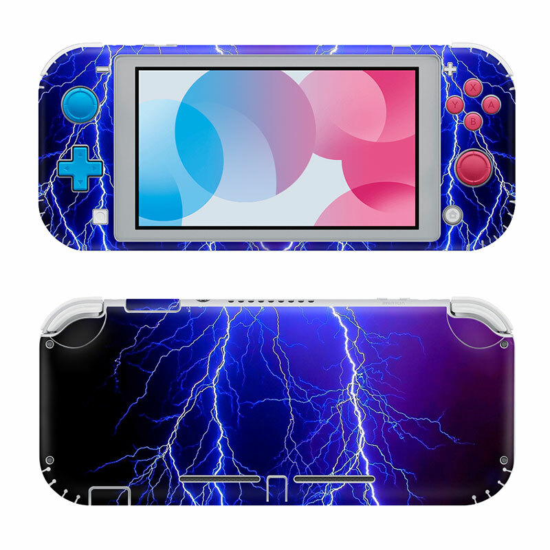 Lightning Style for NINTENDO SWITCH LITE *TEXTURED VINYL* ! SKINS DECALS WRAP