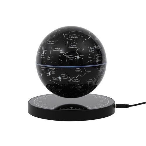 Magnetic Levitation Floating Globe Light LED World Map Rotating Night Lamp NEW