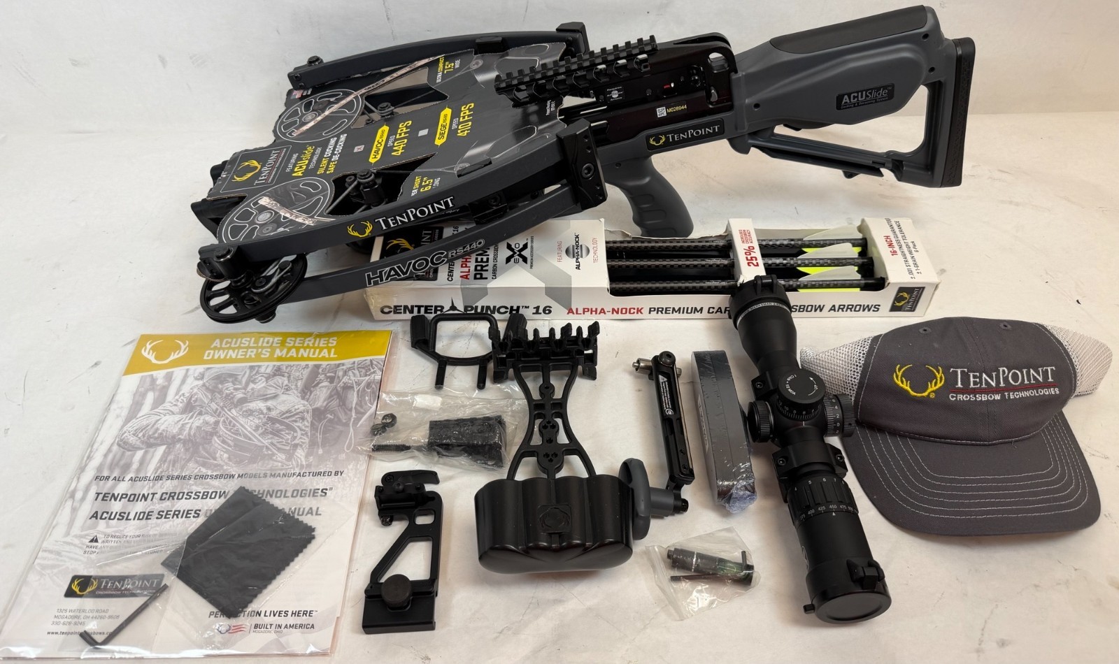 TenPoint Havoc RS440 (Graphite) - ACUslide - EVO-X Elite Scope - CB21008-1299