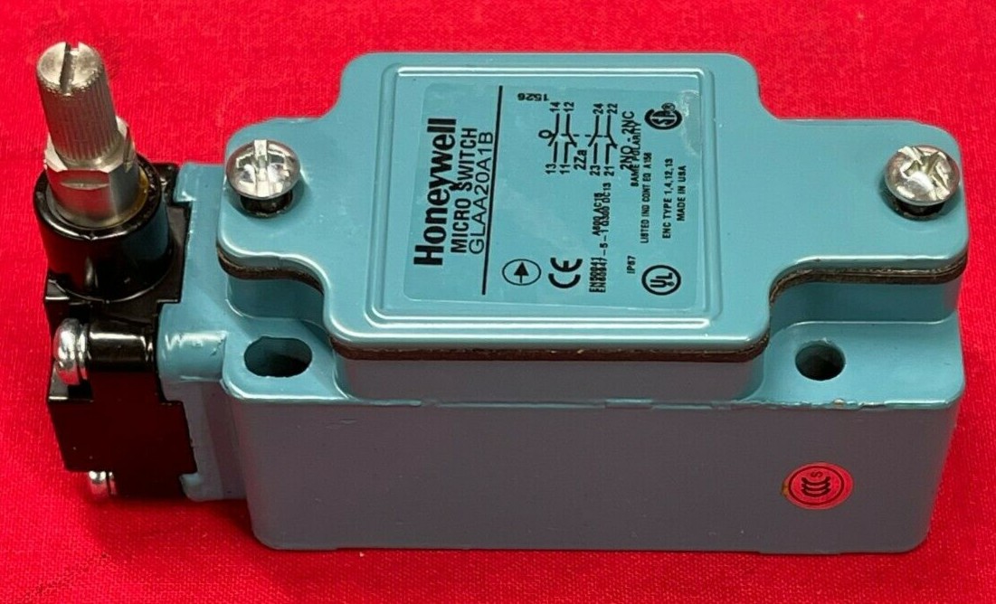 HONEYWELL MICRO SWITCH, GLAA20A1B, 600A, 15VAC, 2NO & 2NC SAME POLARITY