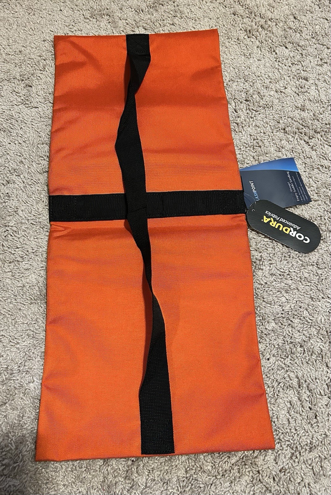 Flashpoint Empty Saddle Sandbag, Cordura Nylon - (27 lb Capacity, Orange) - NWT
