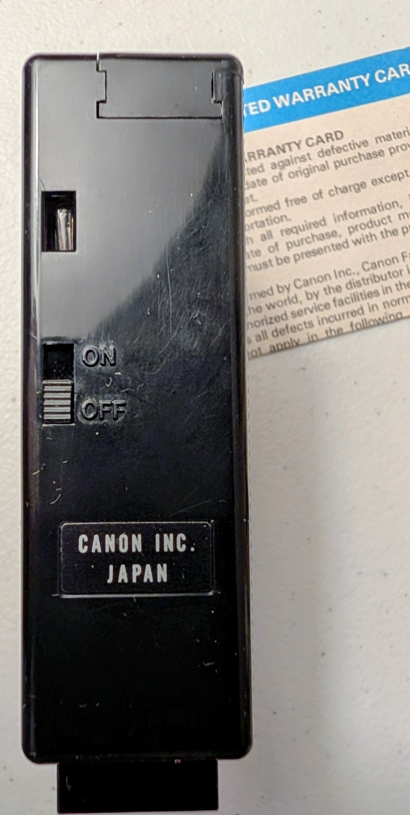 Vintage Canon Canolite D Electronic Flash - TESTED Box, Manual, Case, Warranty