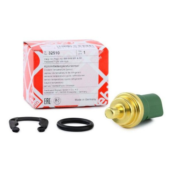 FEBI Engine Coolant Temperature Sensor Kit Replaces Black Switch for Volkswagen