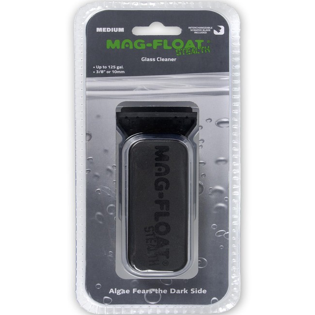 Stealth Medium Glass Magnet Aquarium Cleaner (00150) - Mag Float