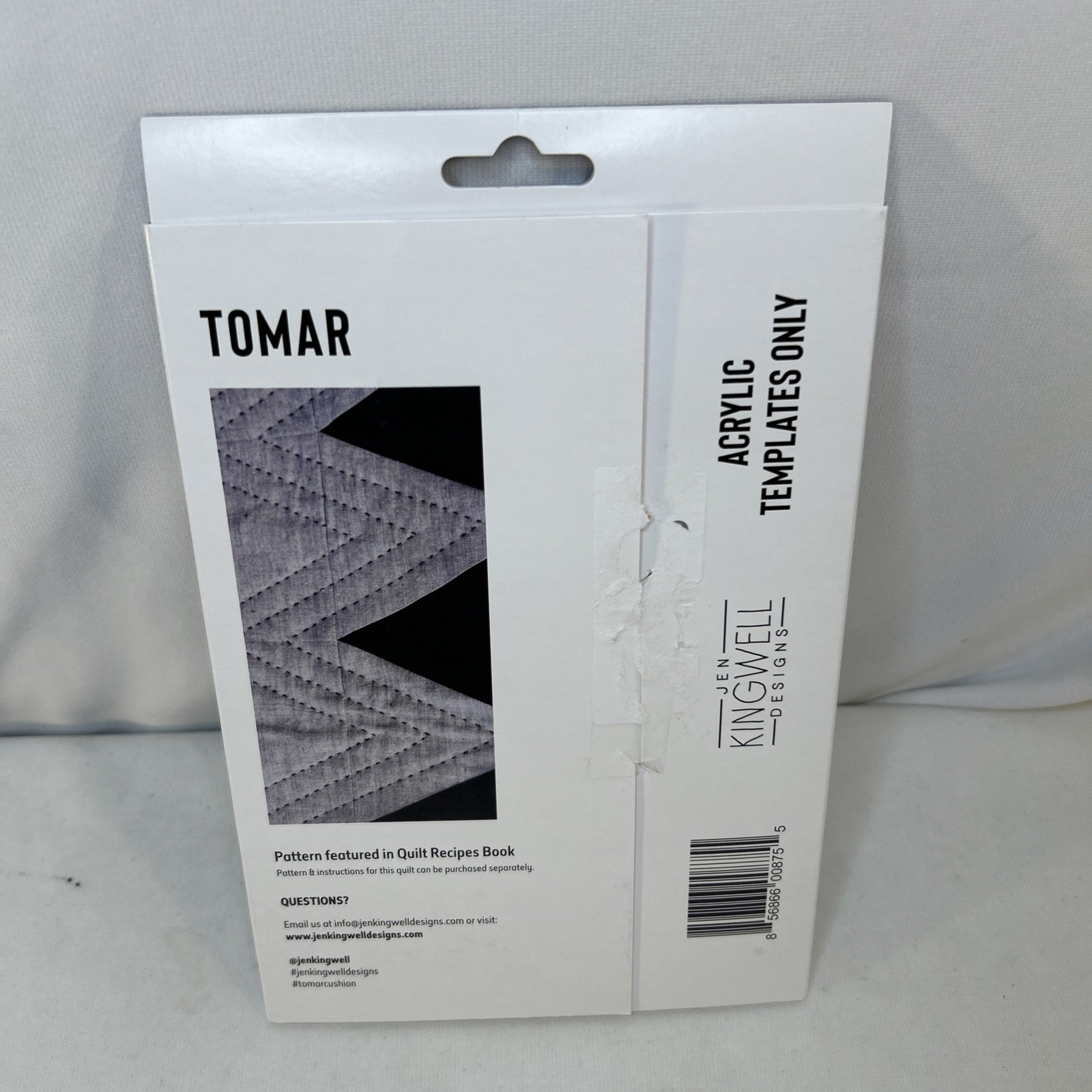 Jen Kingwell Designs TOMAR Acrylic Templates NEW (Unopened)