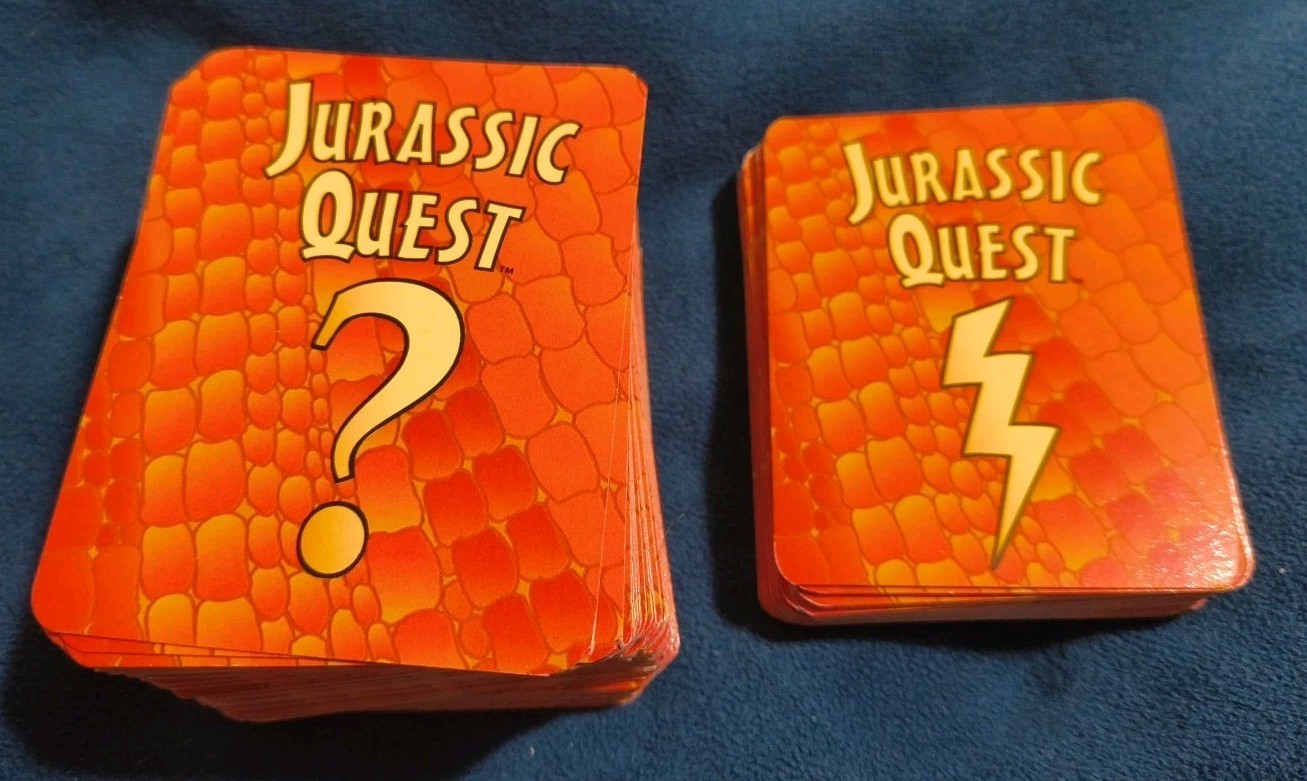 1999 Jurassic Quest Parts & Pieces - Question & Disaster Cards Wild Goose Games