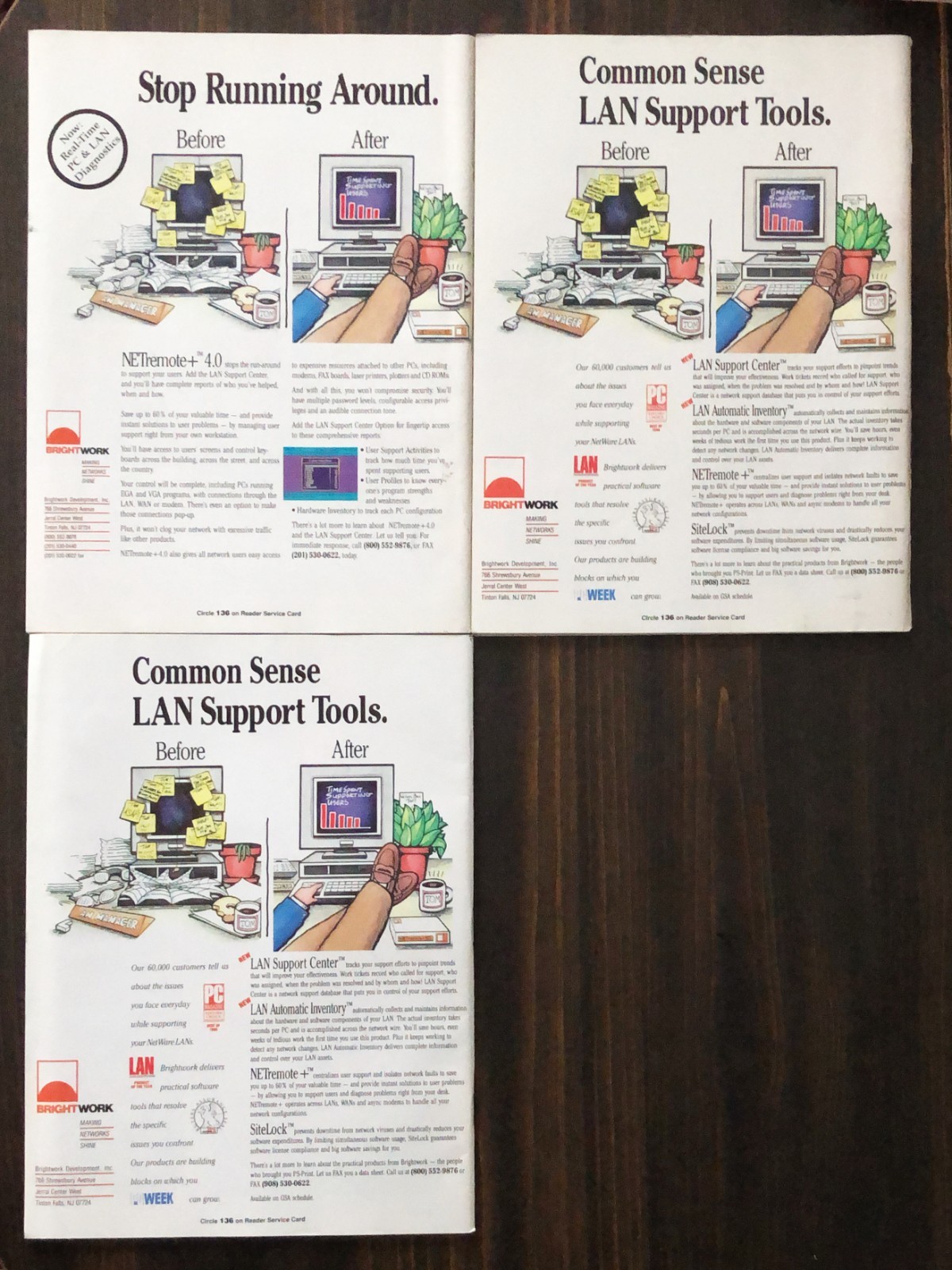 1991 LAN Technology Magazine - Lot 0f 3