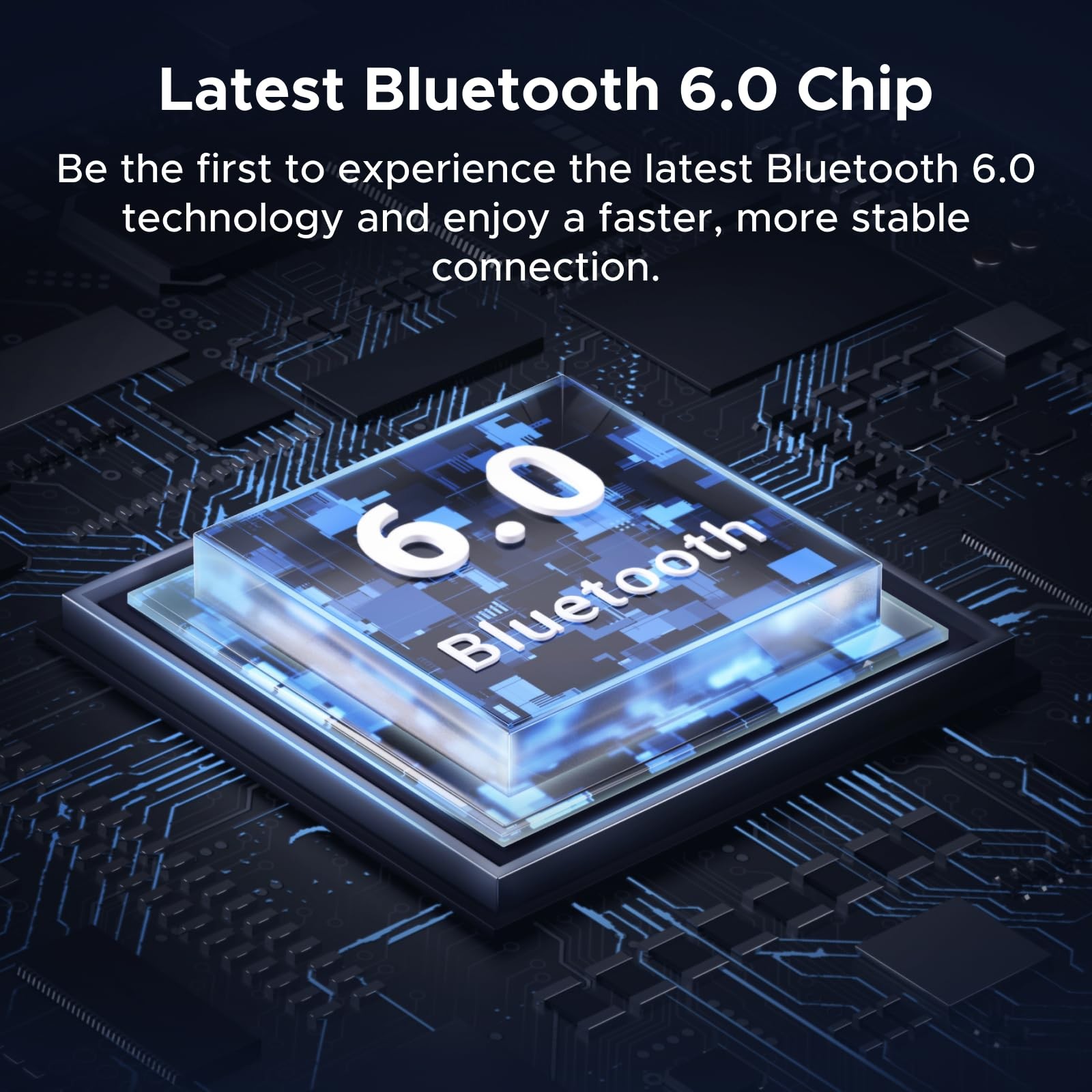 Bluetooth 6.0 Receiver for Car with LDAC, AI Noise Cancelling 3.5mm AUX B