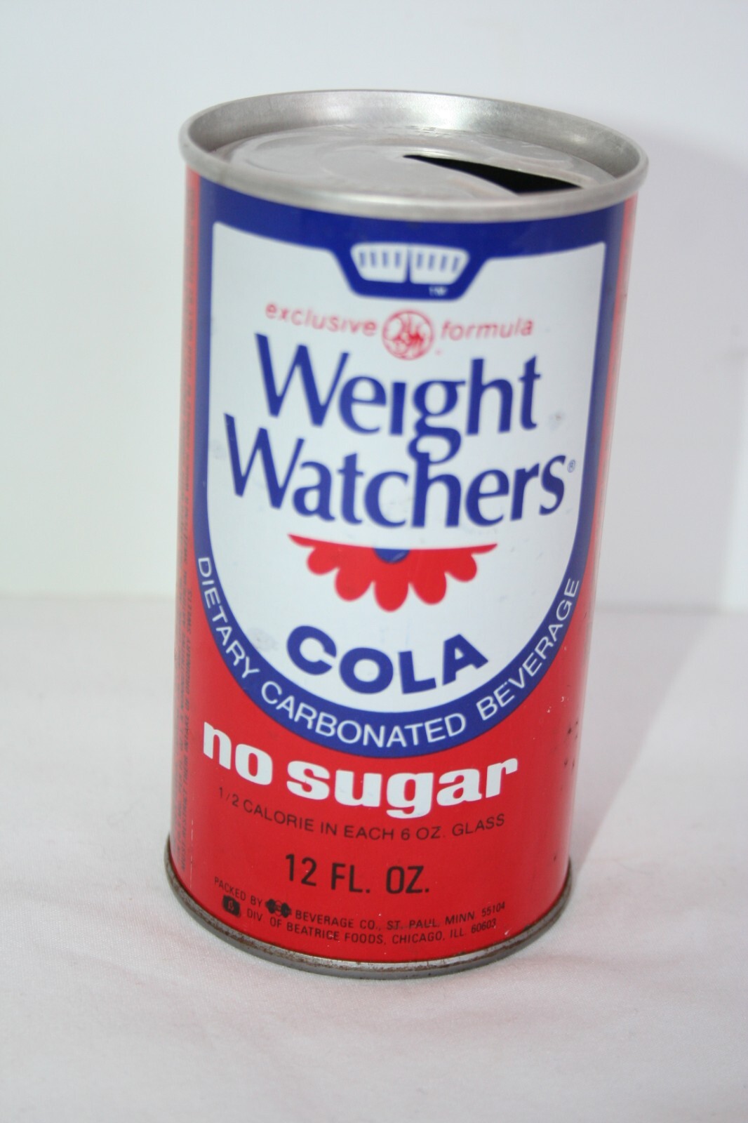 WEIGHT WATCHER COLA Soda Can 12 oz. Tab (1976) Pull Tab
