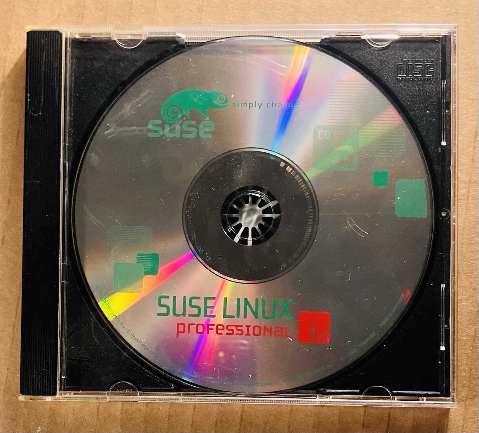 SUSE Linux Professional 9.1 Complete 5 Disc CD Set 2004 Vintage Software