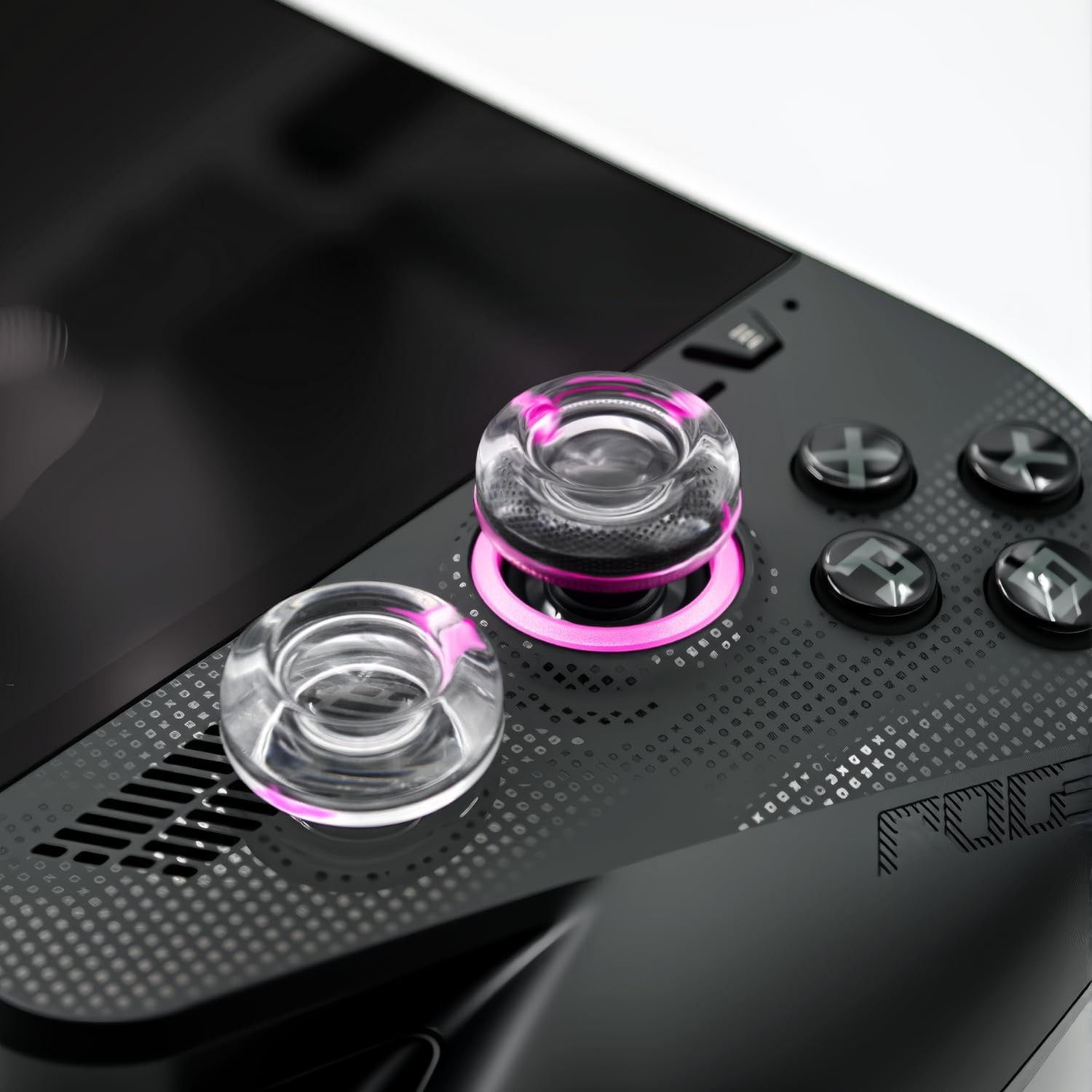 Clear Thumb Grips for ROG Xbox Ally/X, Joystick Height-Increasing Anti-Slip Cap