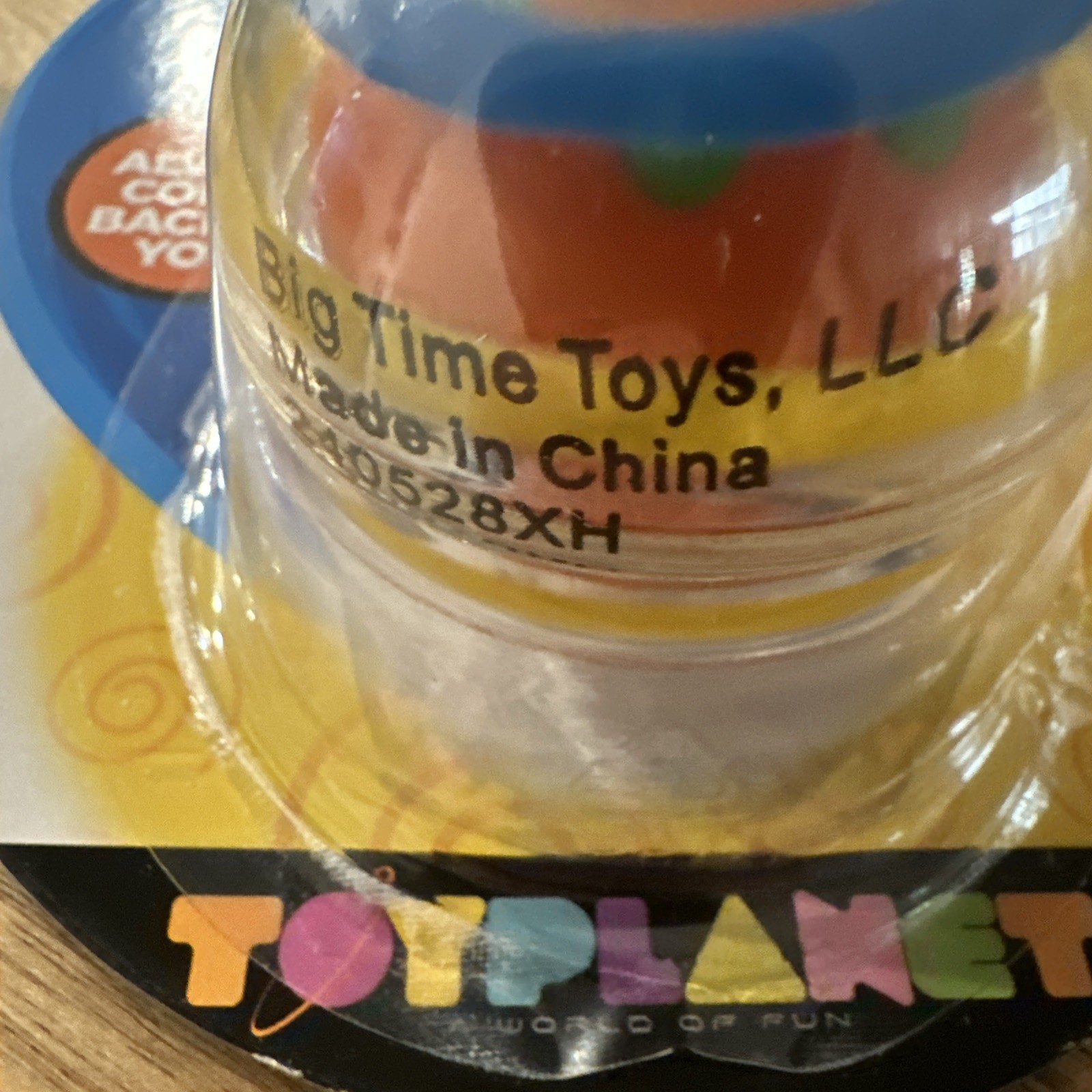 Big Time Toys "YOYO Ball" Never Needs Rewinding Multicolor Fast Shipping