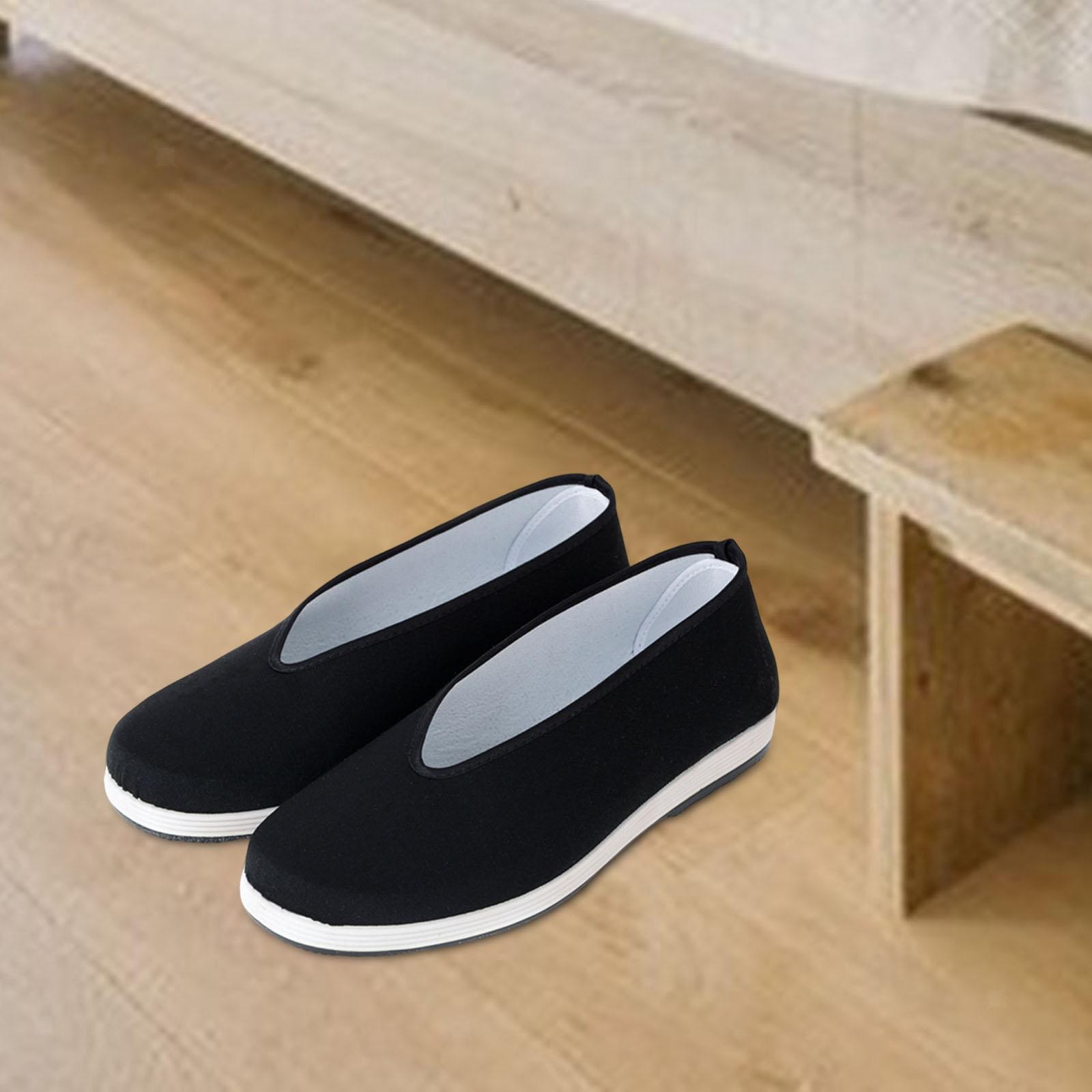 Martial Arts Shoes Old Beijing Shoes Anti Slip Breathable Kung Fu Shoes Canvas