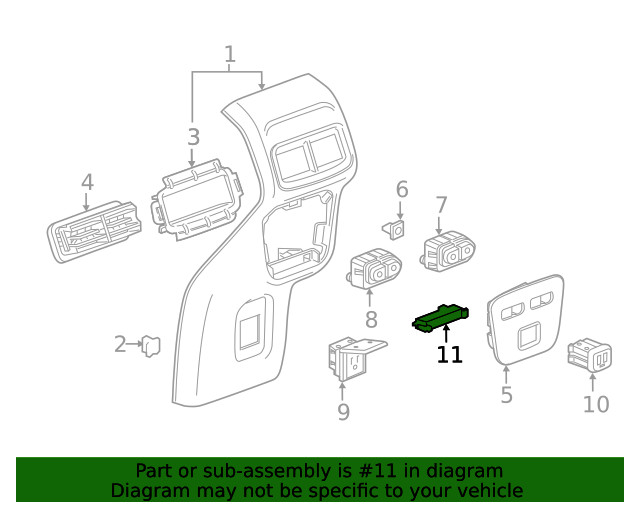 Genuine GM Antenna 13580790