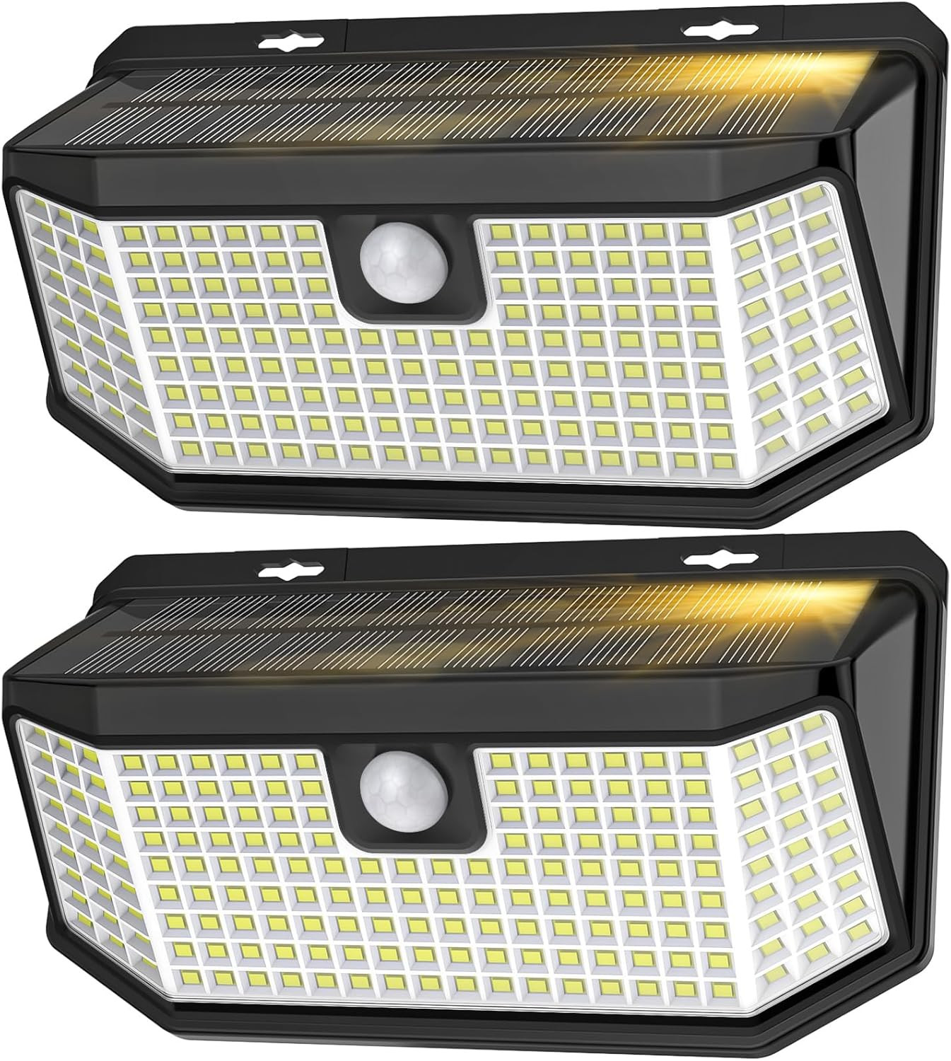 Aootek Solar Lights Outdoor 182 Leds 2500Lm Solar Motion Sensor Lights IP65 Wate