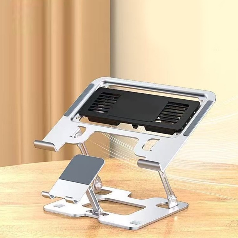 Ergonomic Adjustable Laptop Cooling Stand For Phone Laptop Desktop Holder
