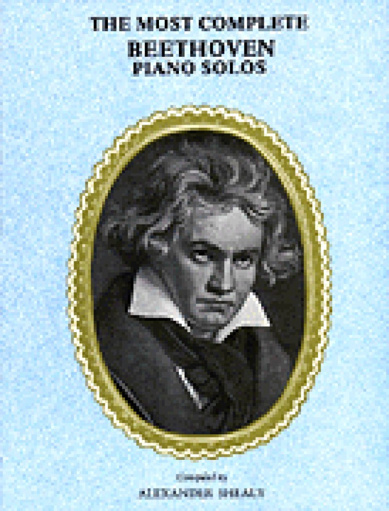 Most Complete Beethoven - Piano Solo Sheet Music Book NEW 000510305