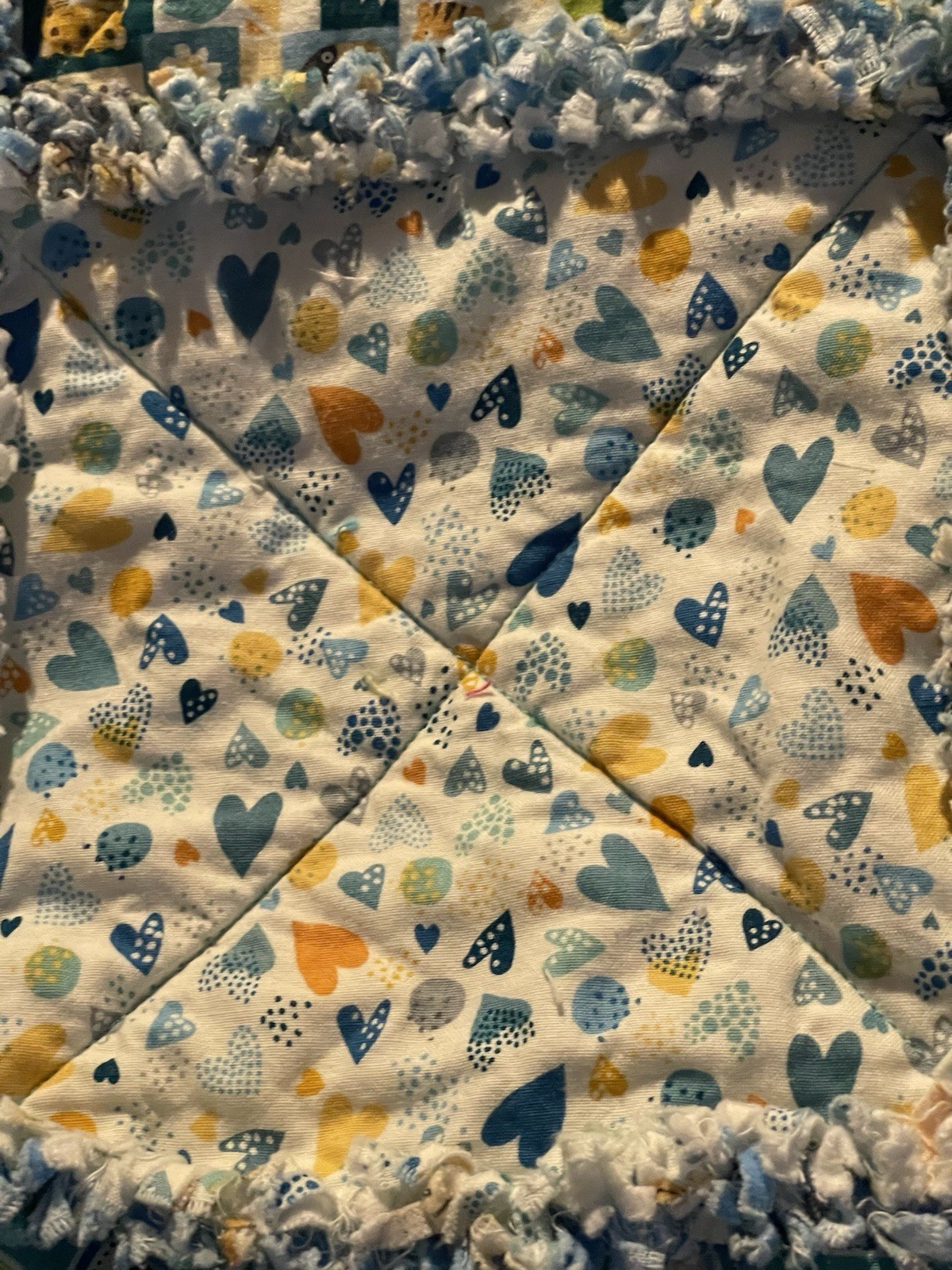 Fun in The Jungle Rag Quilt