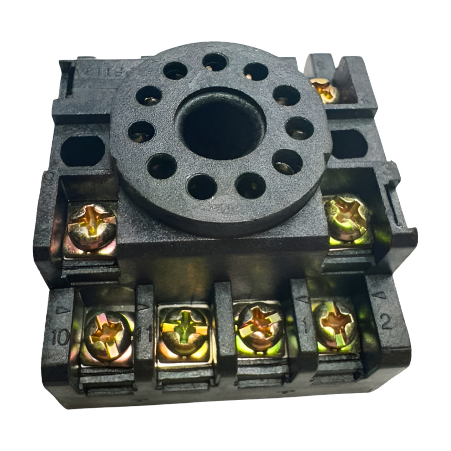 ACI 115904 Cube Relay Socket Base 11-Pin, PF113A, E186212, 2-M4X30
