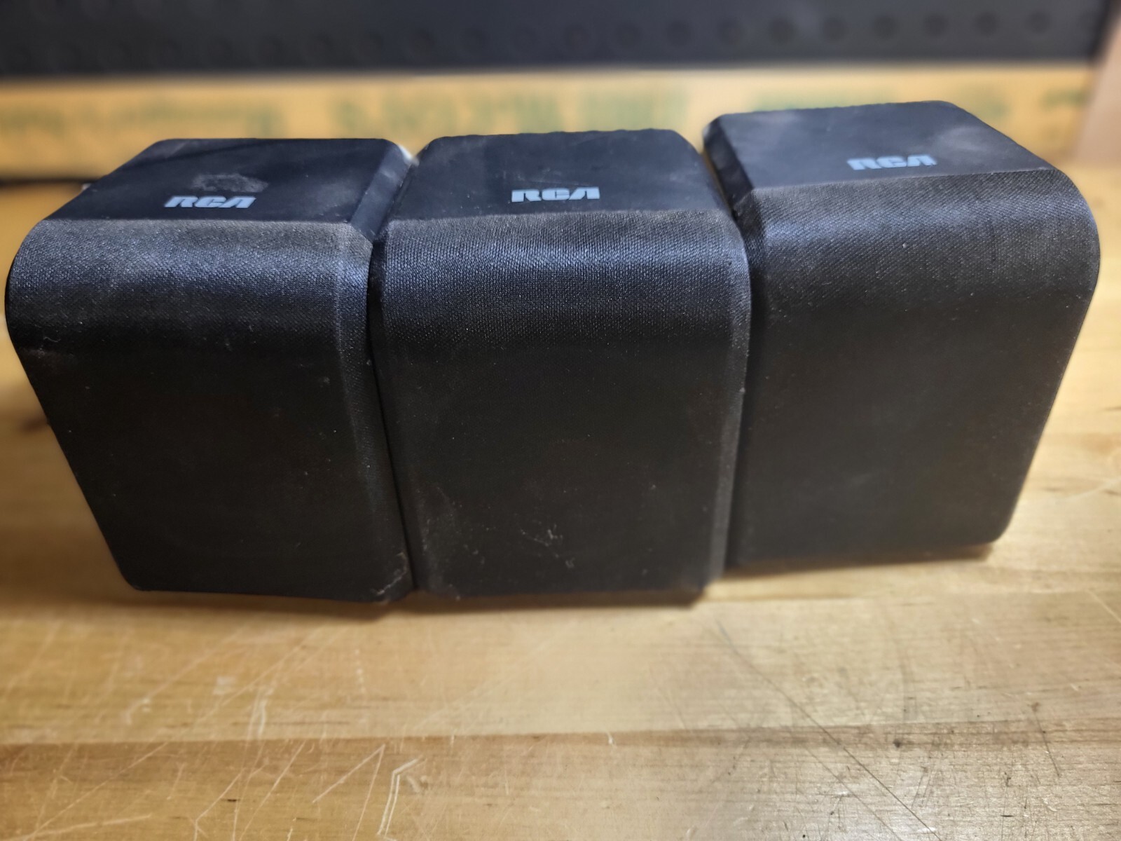 3 Count Lot RCA Theater System RTD206 4 Ohms Speakers Tested