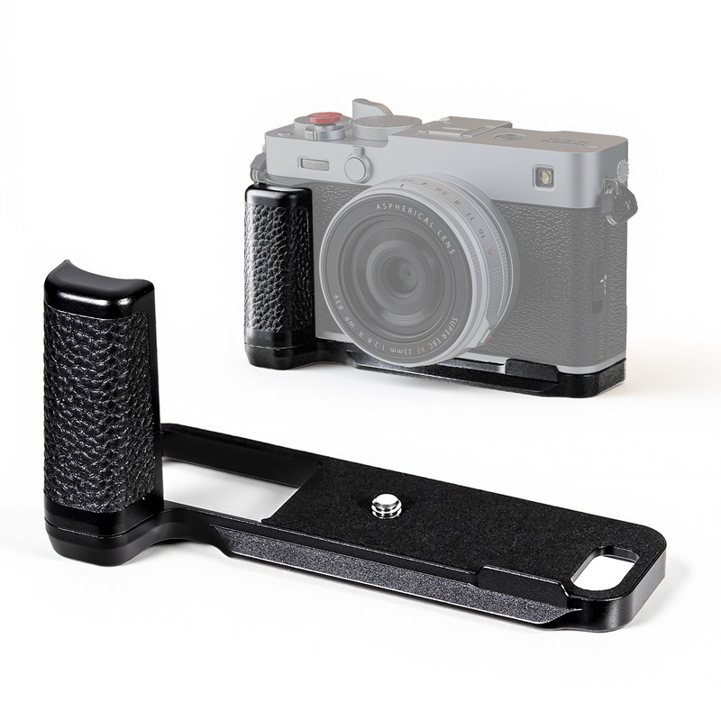 Haoge Handle HandGrip for Fujifilm XE5 Camera Body Black With Arca Plate