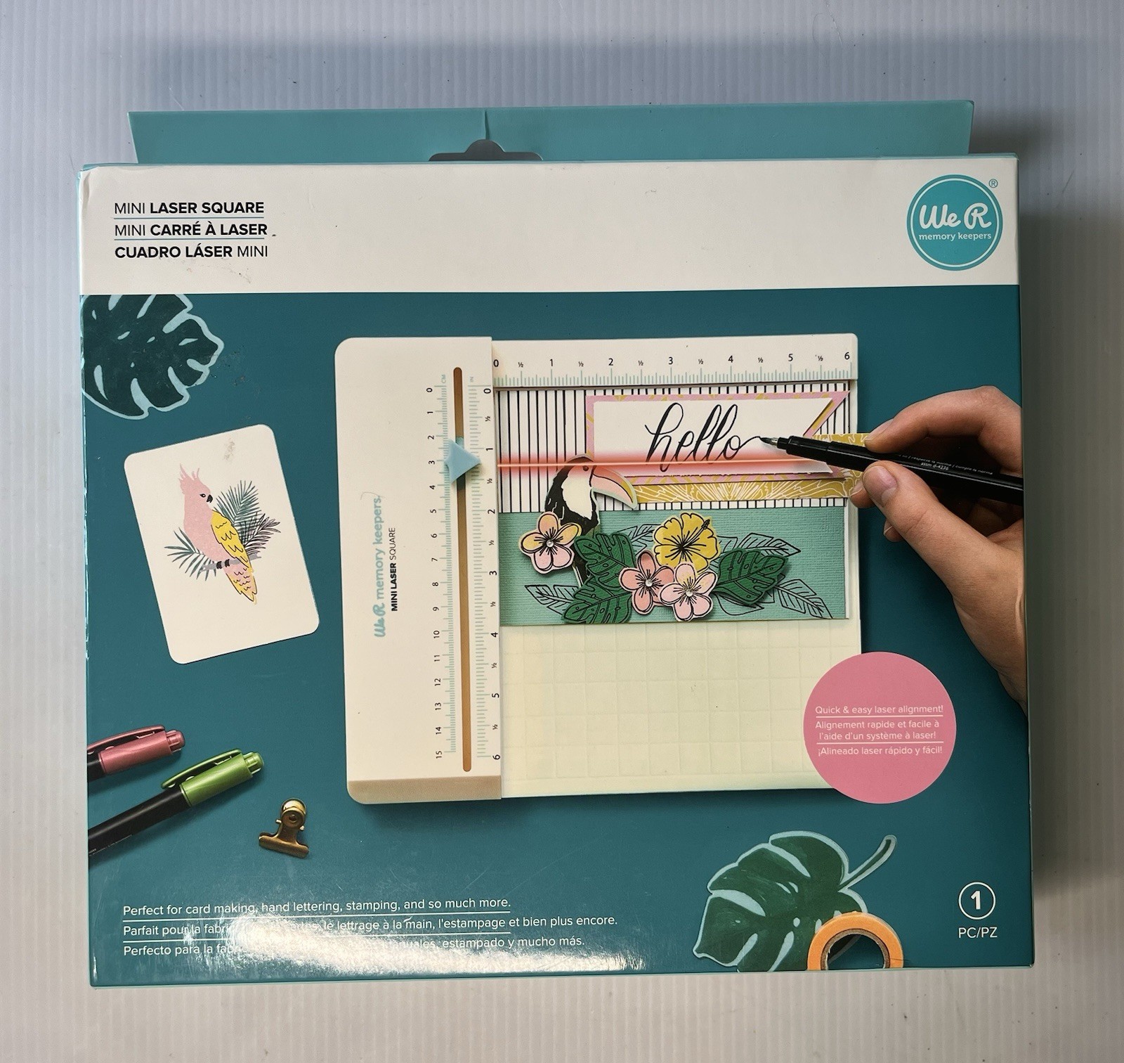 NIB We R Memory Keepers Mini Laser Square 660624 By American Crafts SALE!