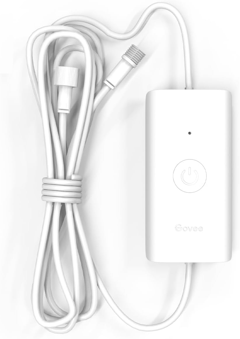 Govee Control Box for Permanent Outdoor Lights Pro H706A, H706B and H706C, White