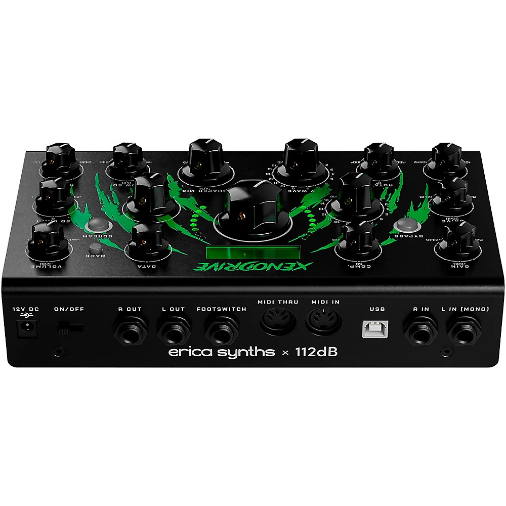 Erica Synths Xenodrive Stereo DistortionOverdriveWaveshapr FX Unit Refurbished