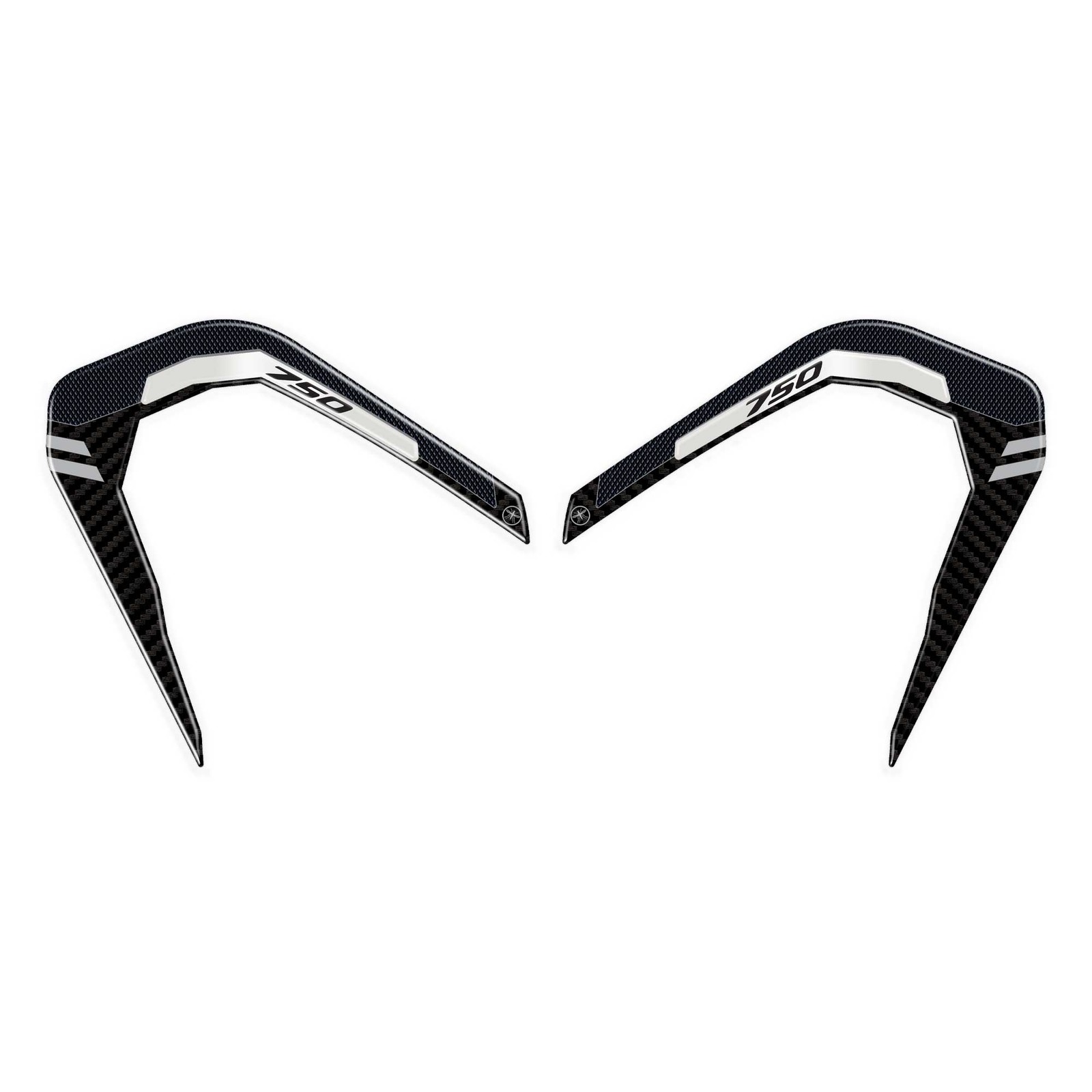 2 Stickers 3D Protection Edges Fairings Motorcycle Compatible Honda x-Adv