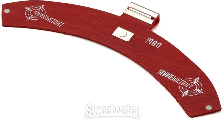 Snareweight M80 Leather Tone Control Dampener - Red