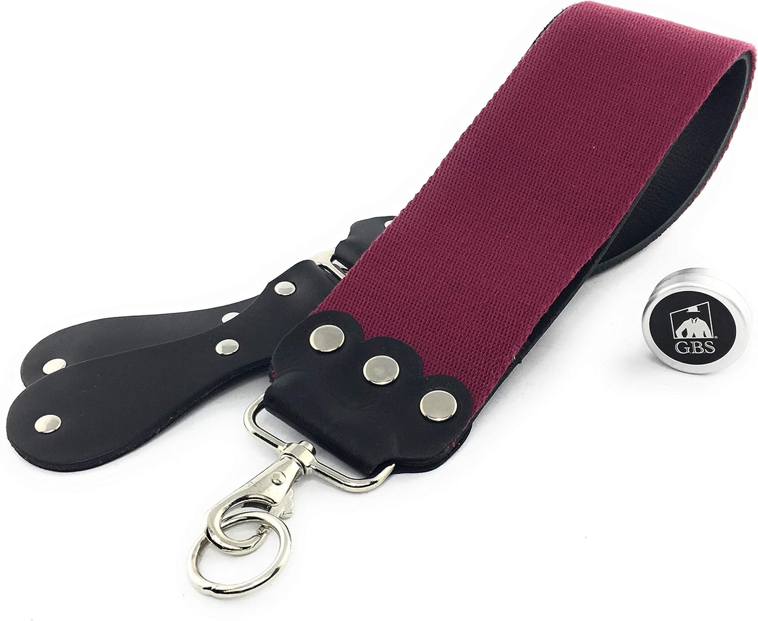 G.B.S Barber Strop, 3in by 26in Black