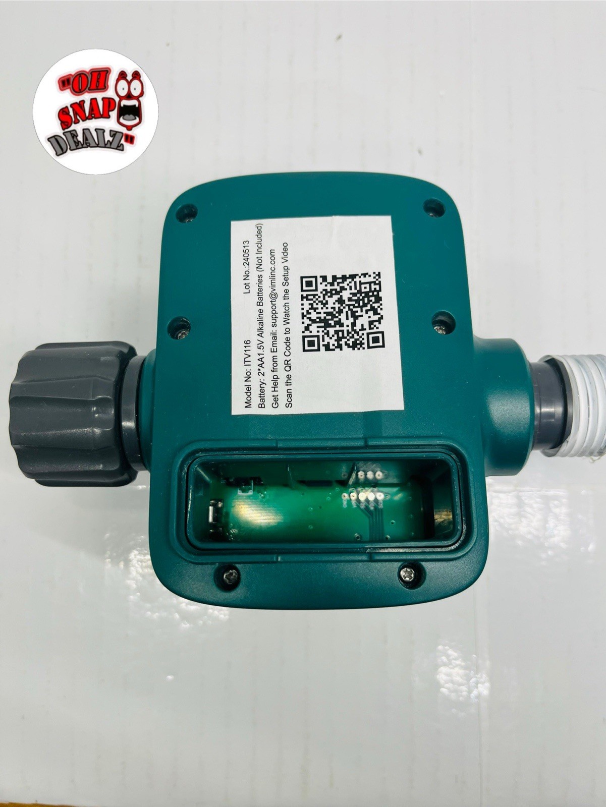 1-Zone Programmable Water Timer ITV116 Water/Rustproof -Model #ITV116