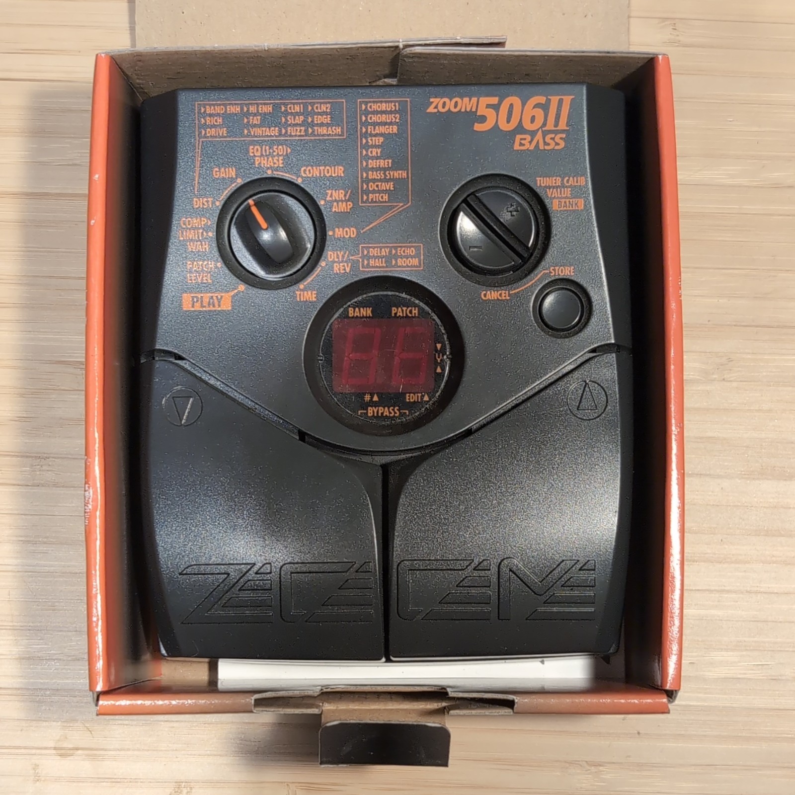 Zoom 506II Bass Digital Multi-Effects Processor Pedal (unknown satus)