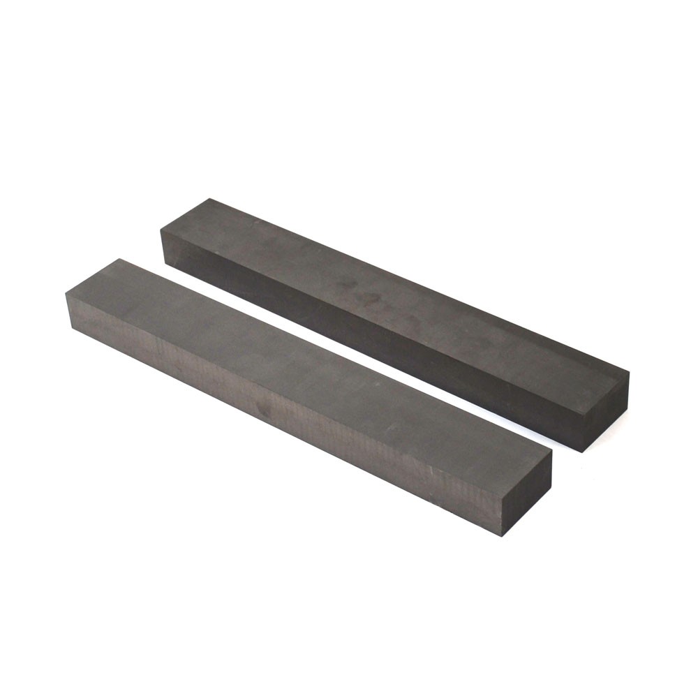 (Lot of 2) Poco 12.18"x 1.87"x 1.125" 2.7 lb Semiconductor Grade Graphite Blank