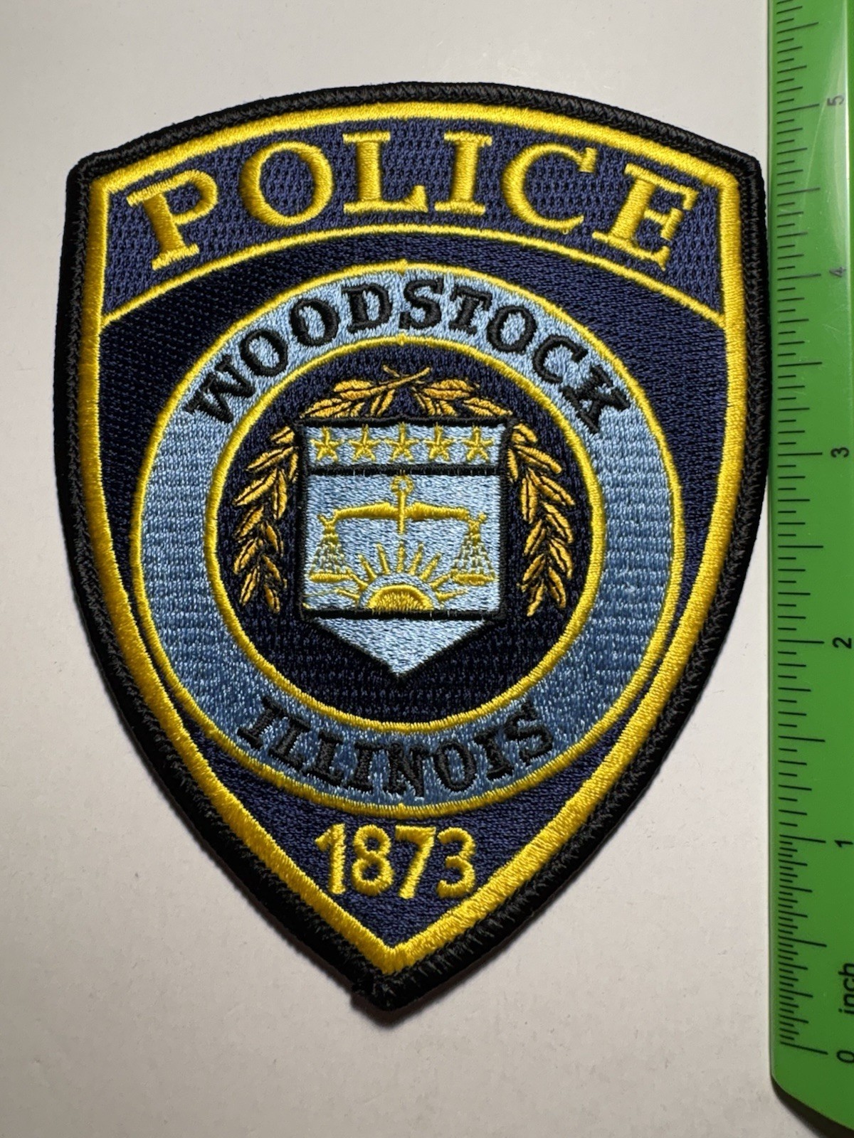 Woodstock Illinois Police Patch
