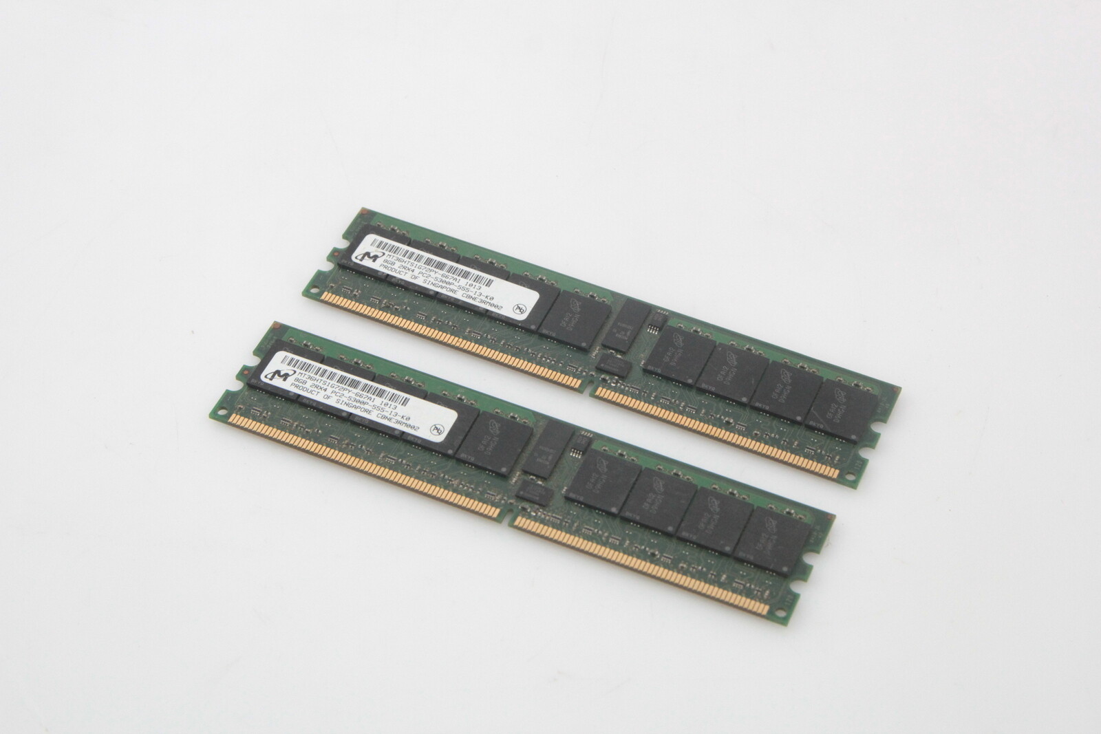 LOT OF 2 Sun 371-4803-01 Hynix Brand 8GB PC2-5300P DIMMs ECC