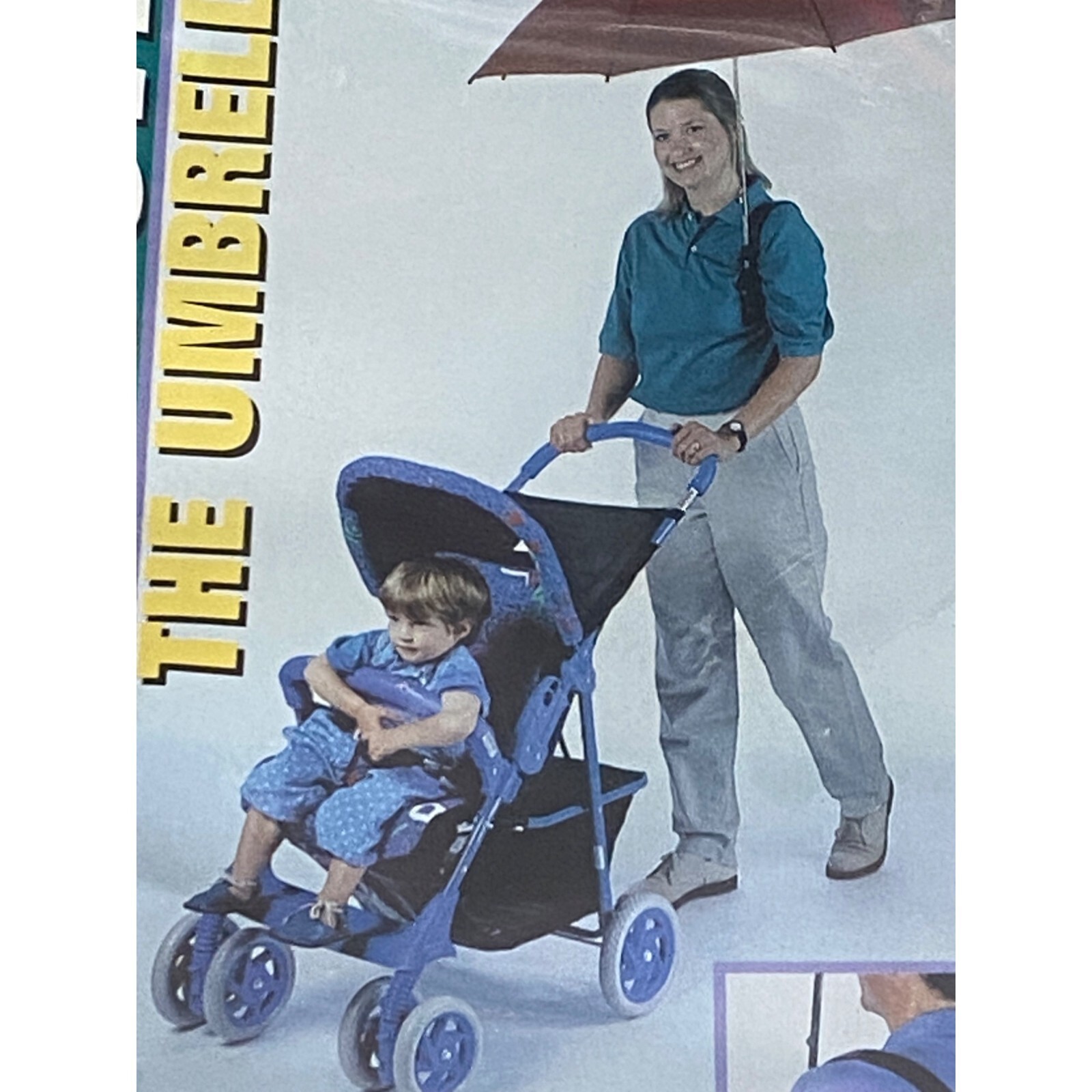 Vintage Hands Off Umbrella Hands Free New
